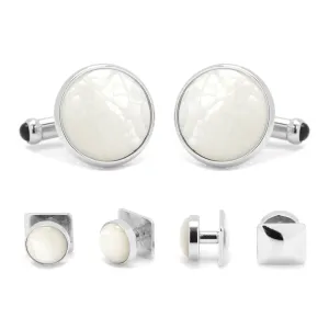 Mixed Mother of Pearl Stud Set