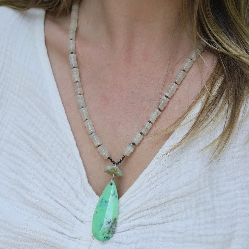 Moonstone with Amazonite Necklace