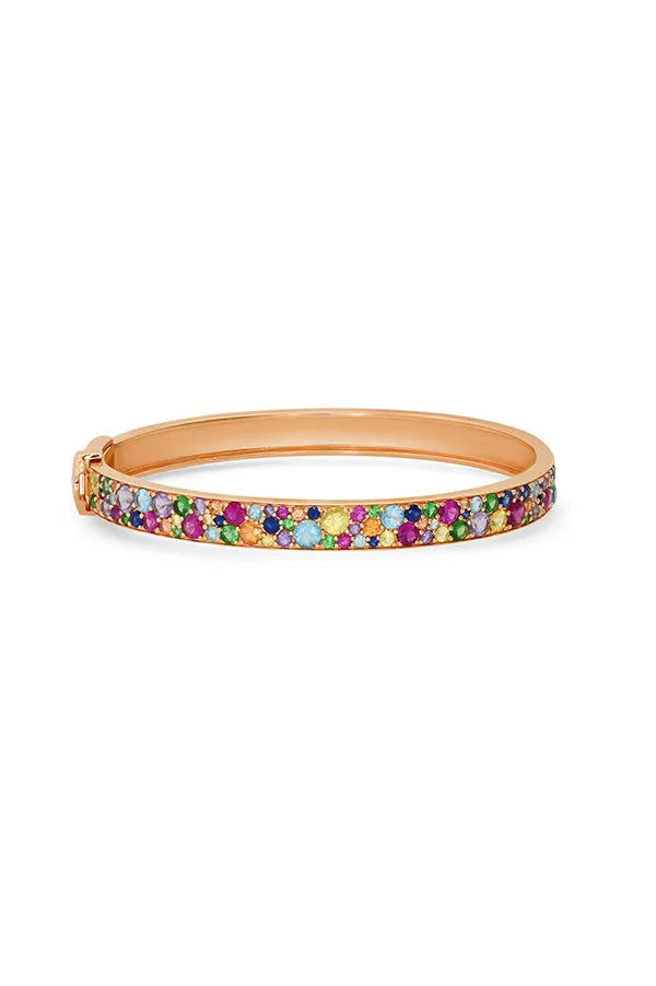 Multi Colored Cluster Bangle