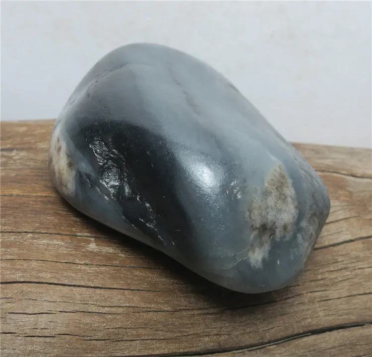 Natural Hetian Jade Rough Nephrite Raw (119g, 71X50X23mm)