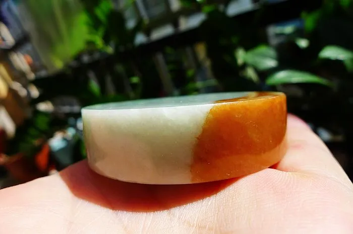 Natural Jade Rough Jadeite Raw (113g,5.5X1.45cm)