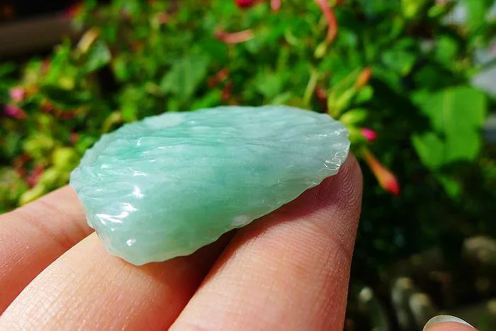 Natural Jade Rough Jadeite Raw (20g,4X3.8X0.8cm)