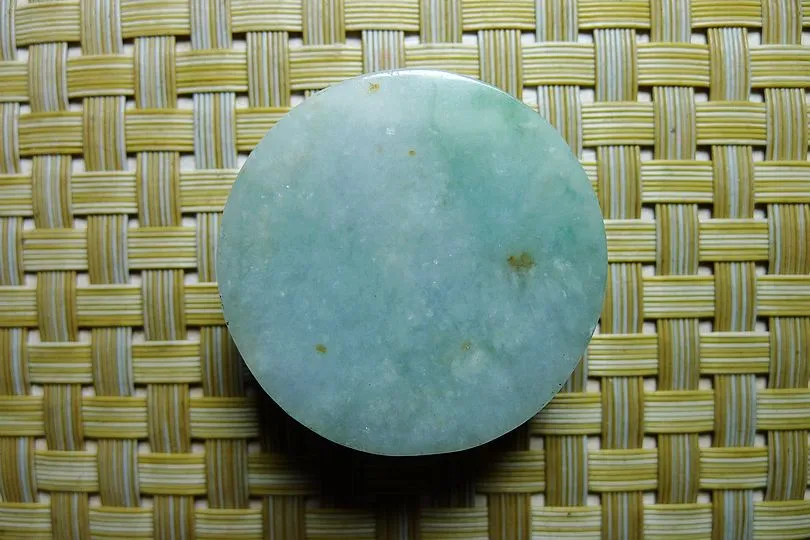 Natural Jade Rough Jadeite Raw (47g,3.7X3.7X1.25cm)