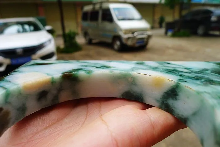 Natural Jade Rough Jadeite Raw (544g,16X6.5X1.8cm)