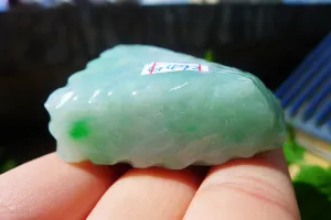 Natural Jade Rough Jadeite Raw (76g,4.6X3.2X2.3cm)