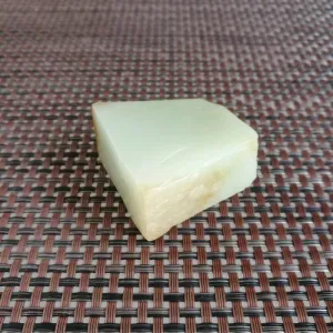 Natural Kunlun Jade Rough Nephrite Raw (102g,4.3X4X2.5cm)