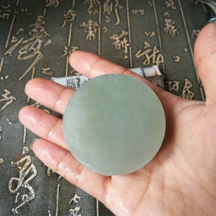 Natural Kunlun Jade Rough Nephrite Raw (120g, 5.3X1.9cm)