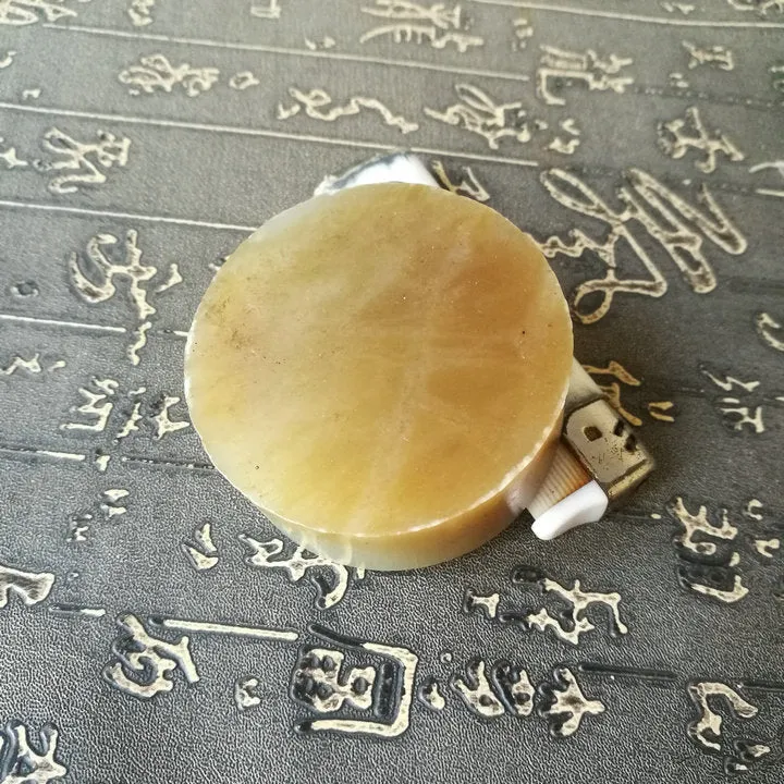 Natural Kunlun Jade Rough Nephrite Raw (177g, 5.6X5.6X2.4cm)