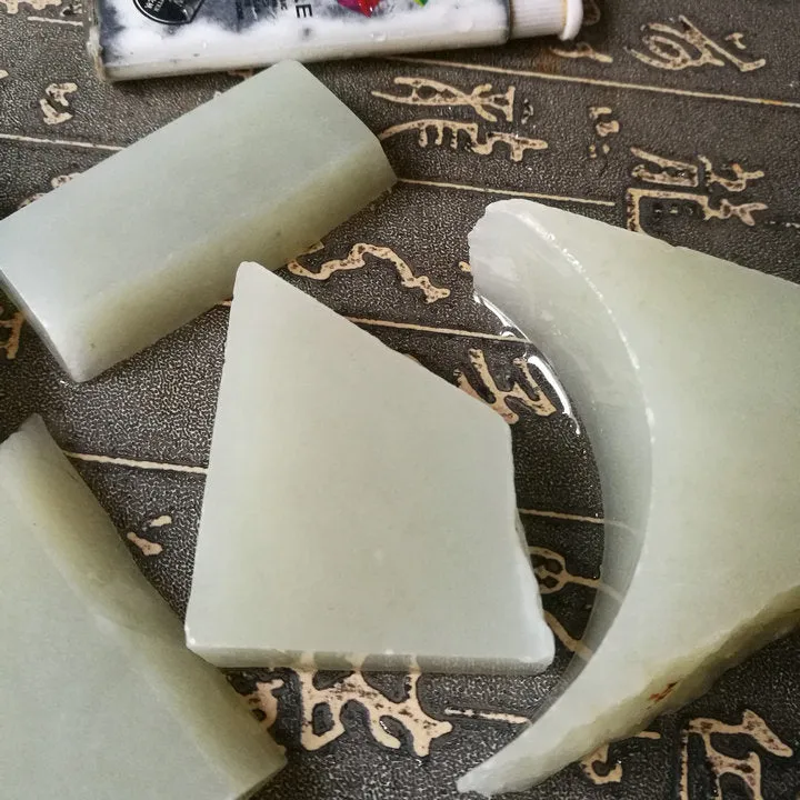 Natural Kunlun Jade Rough Nephrite Raw 299g