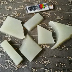 Natural Kunlun Jade Rough Nephrite Raw 299g