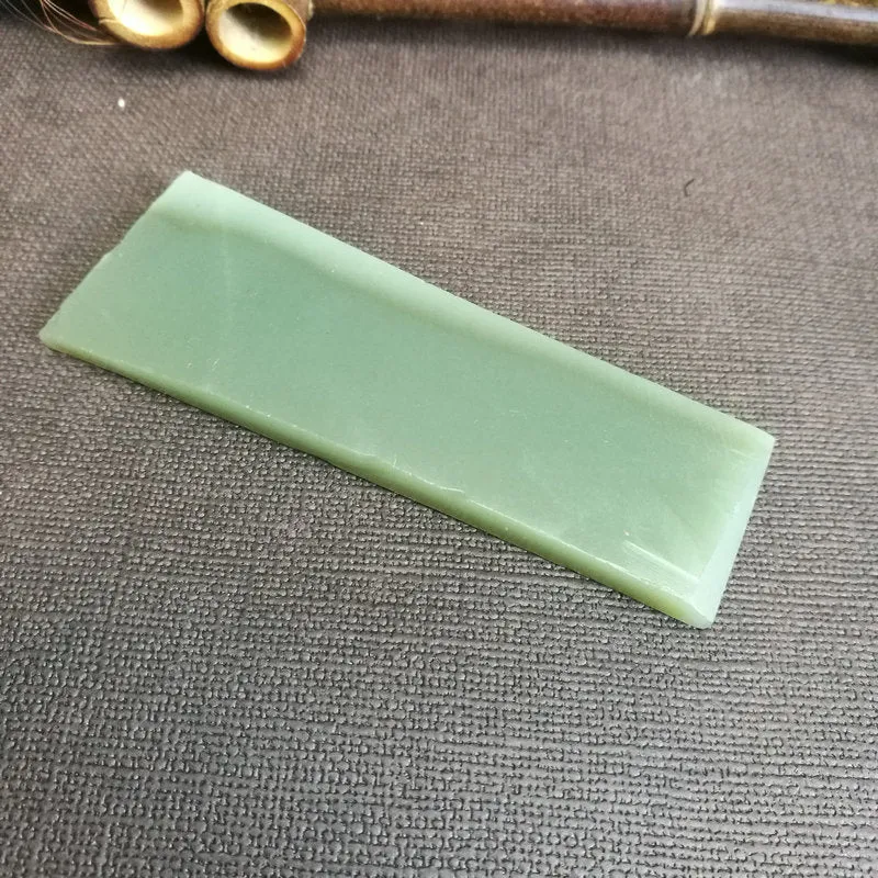 Natural Kunlun Jade Rough Nephrite Raw (61g,9.5X3.2X0.8cm)