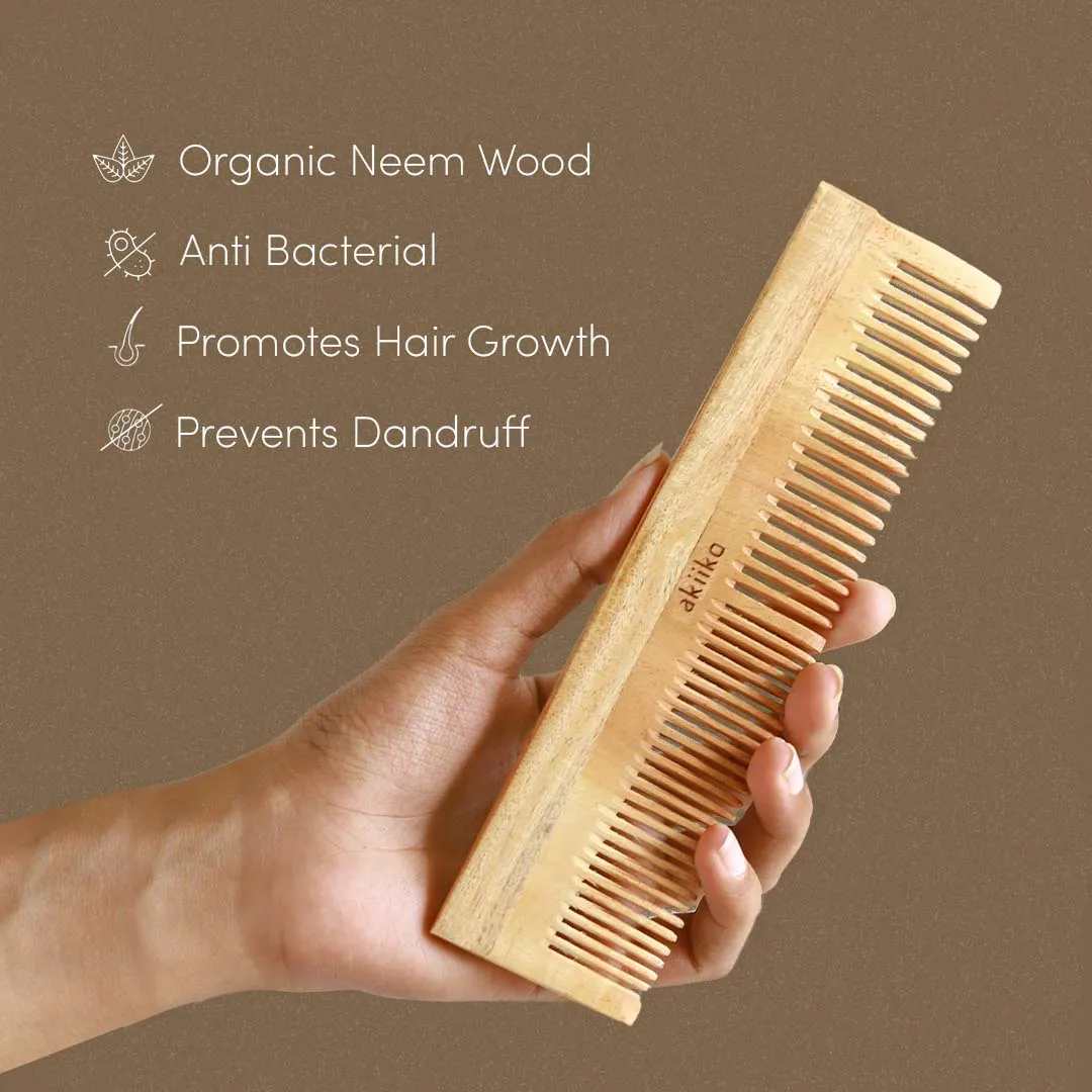 Neem Wood Comb (Pack of 3)