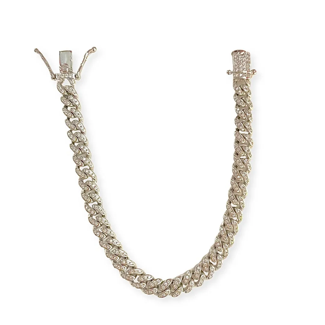 Noellery Cuban Pave Luxe Chain Bracelet