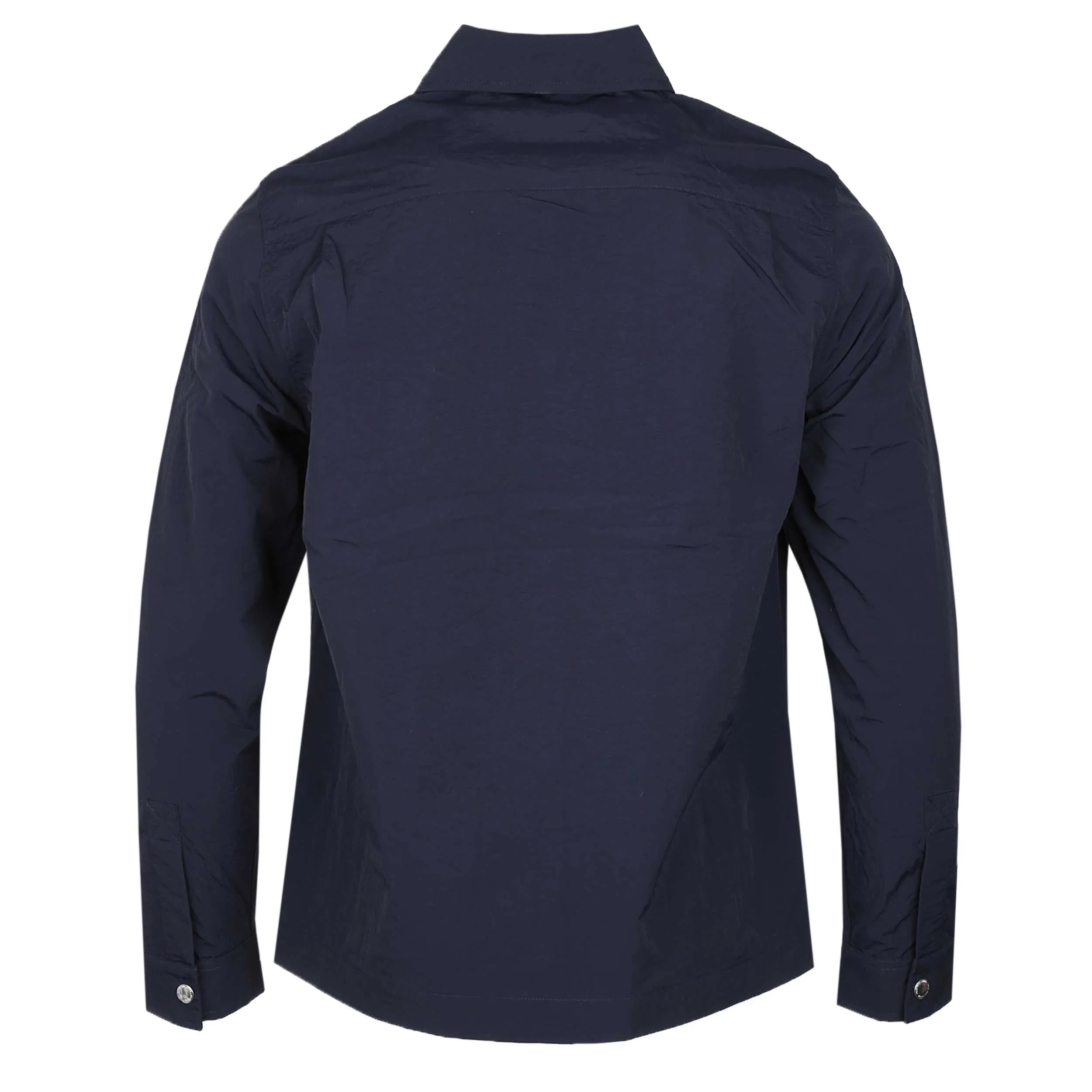 Paul Smith Press Stud Overshirt in Navy