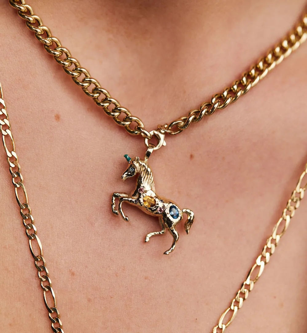 Pegasus Charm 14K