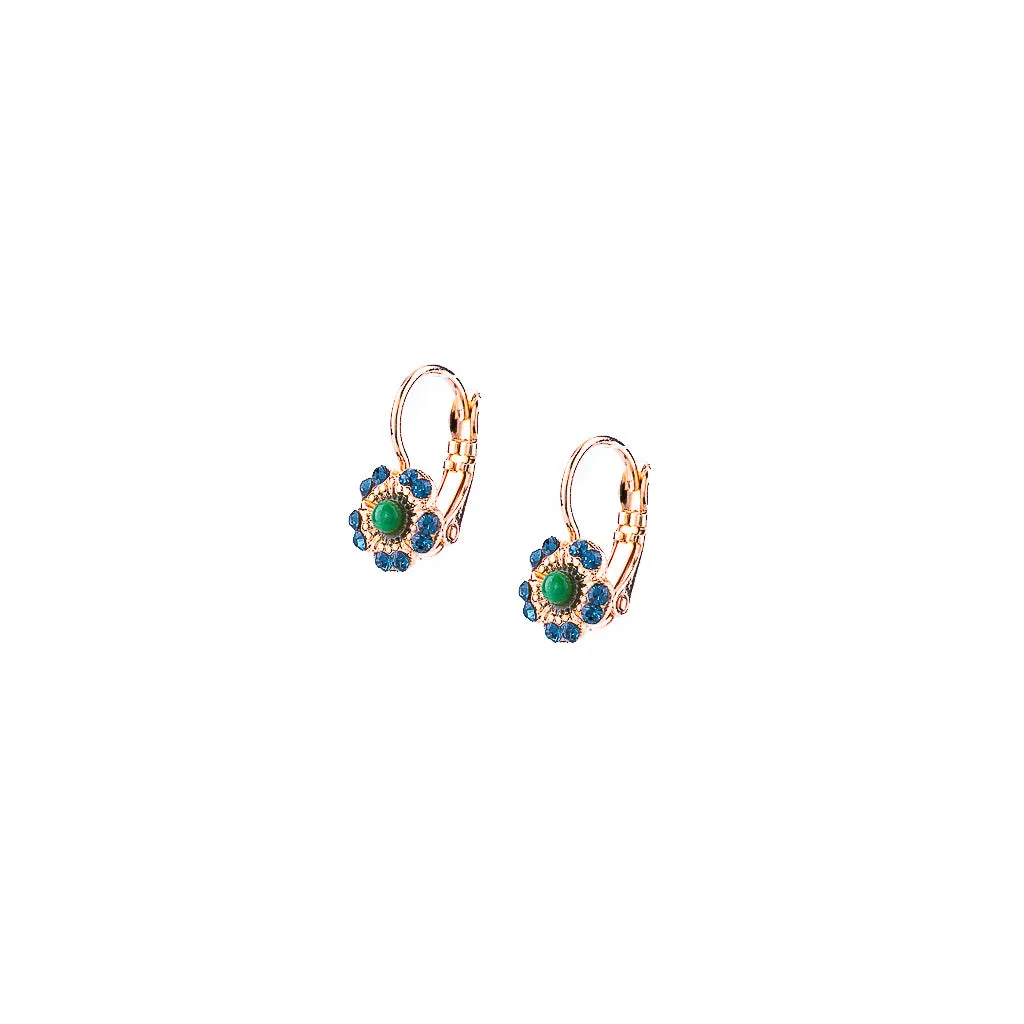 Petite Petunia Leverback Earrings in "Chamomile" *Preorder*