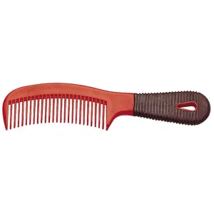 Plastic Comb with Rubber Handle