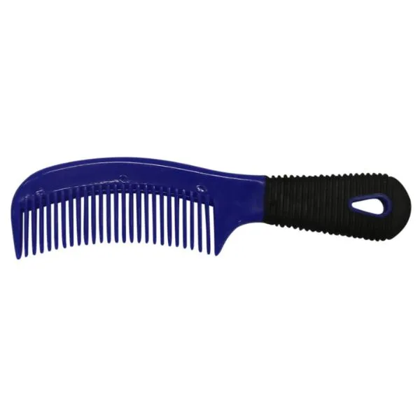 Plastic Comb with Rubber Handle