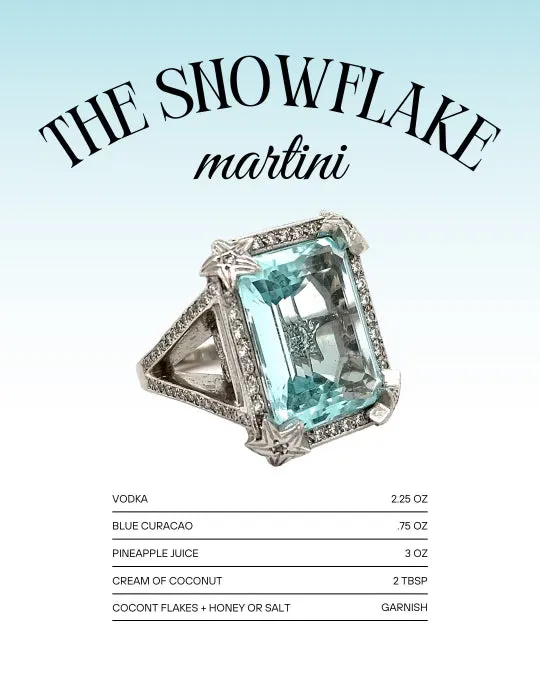 "The Francesca II"  Cocktail Ring