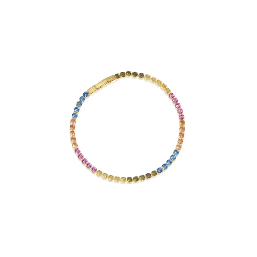 Rainbow CZ Ellera Grande Bracelet 6.30"