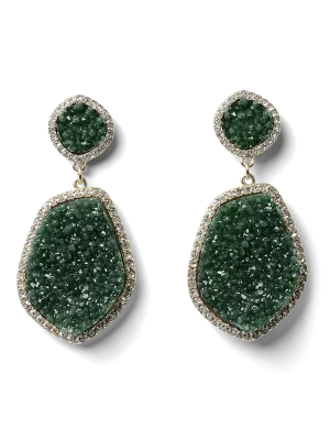 Rhea Emerald Earrings