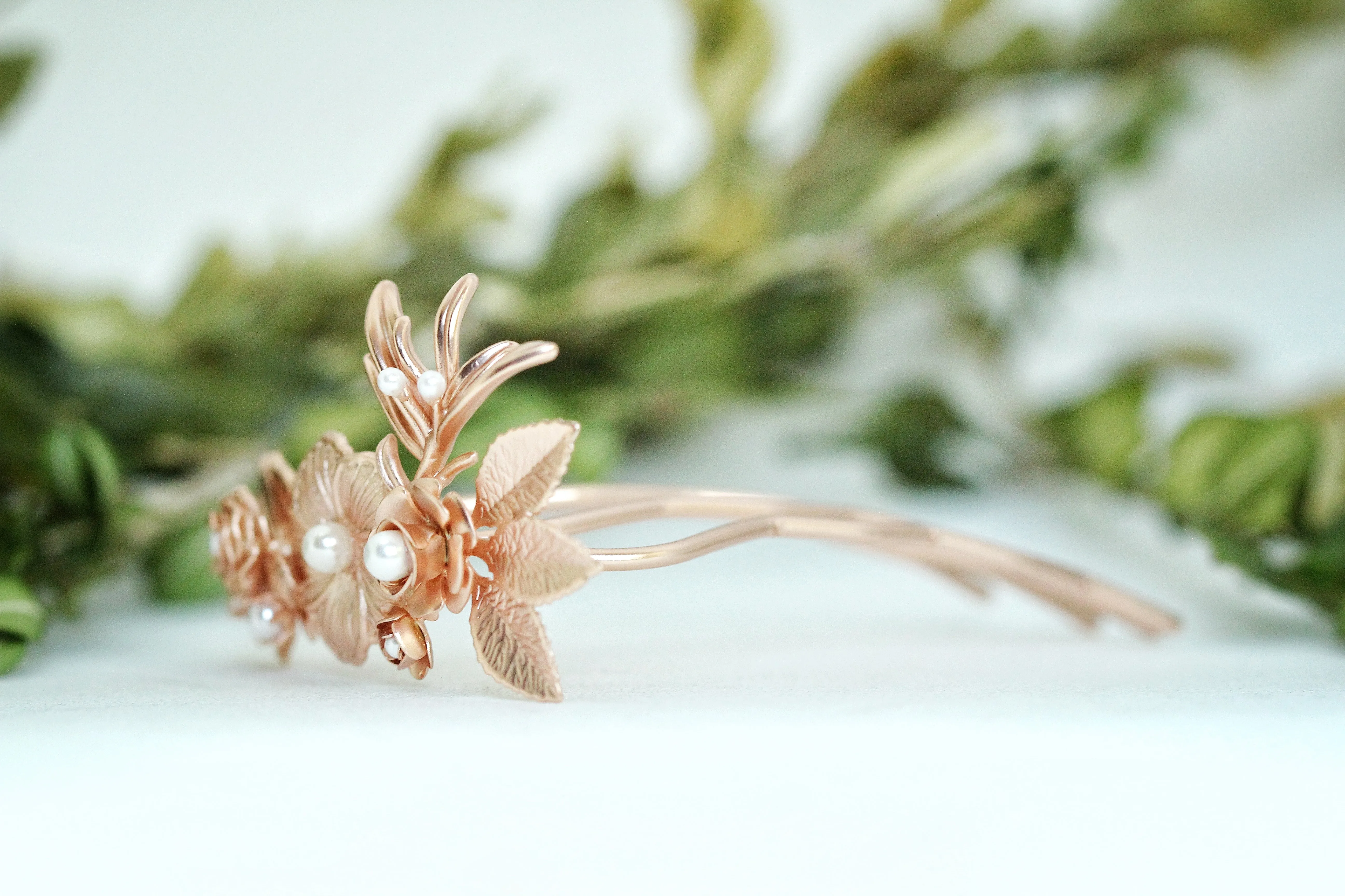 Royal Bloom Floral Hair Prong