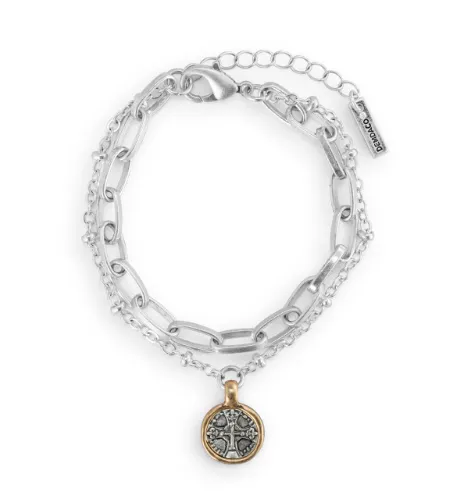 Silver Layer Prayer Bracelet