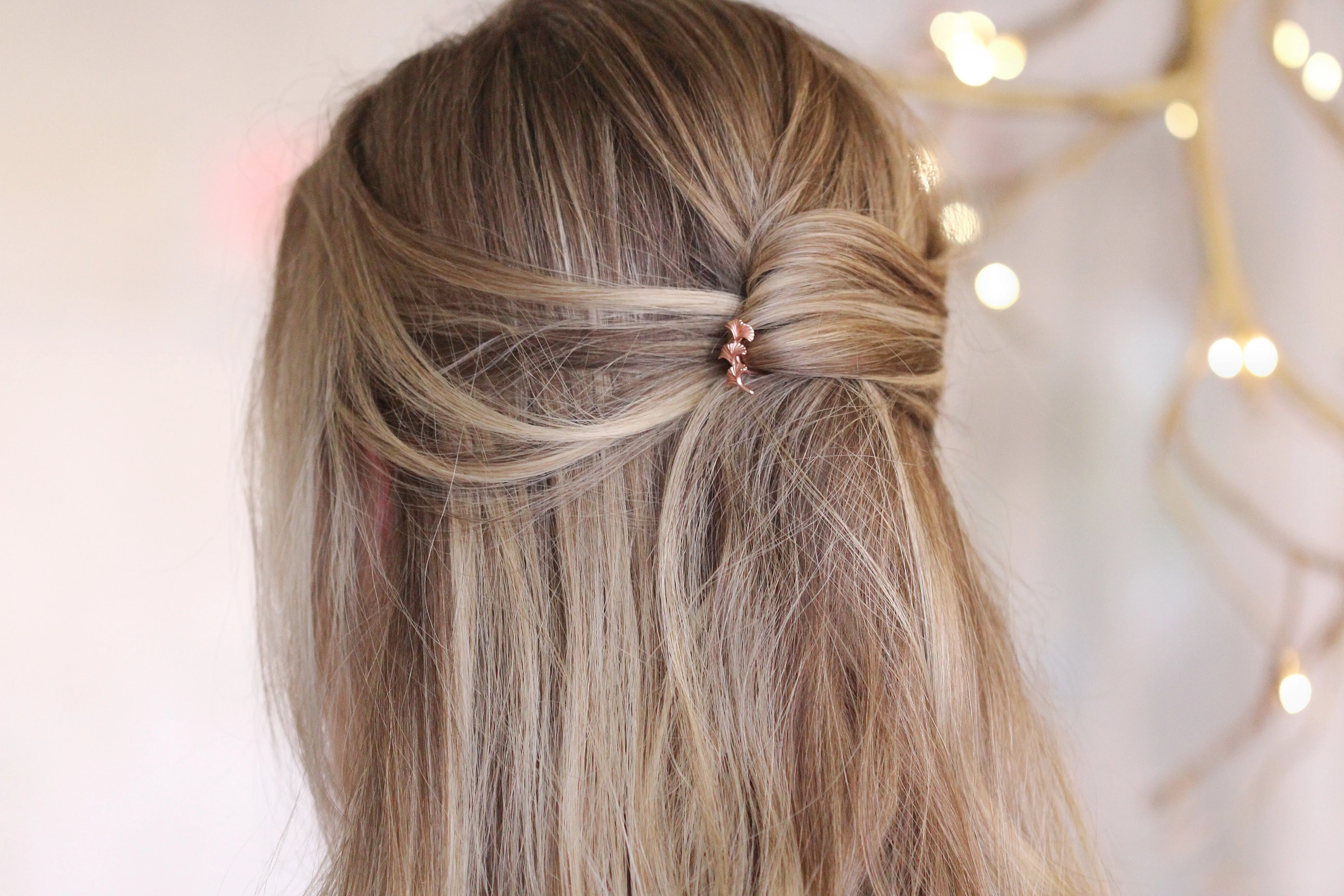 Small Ginkgo Leaves Hair Prong