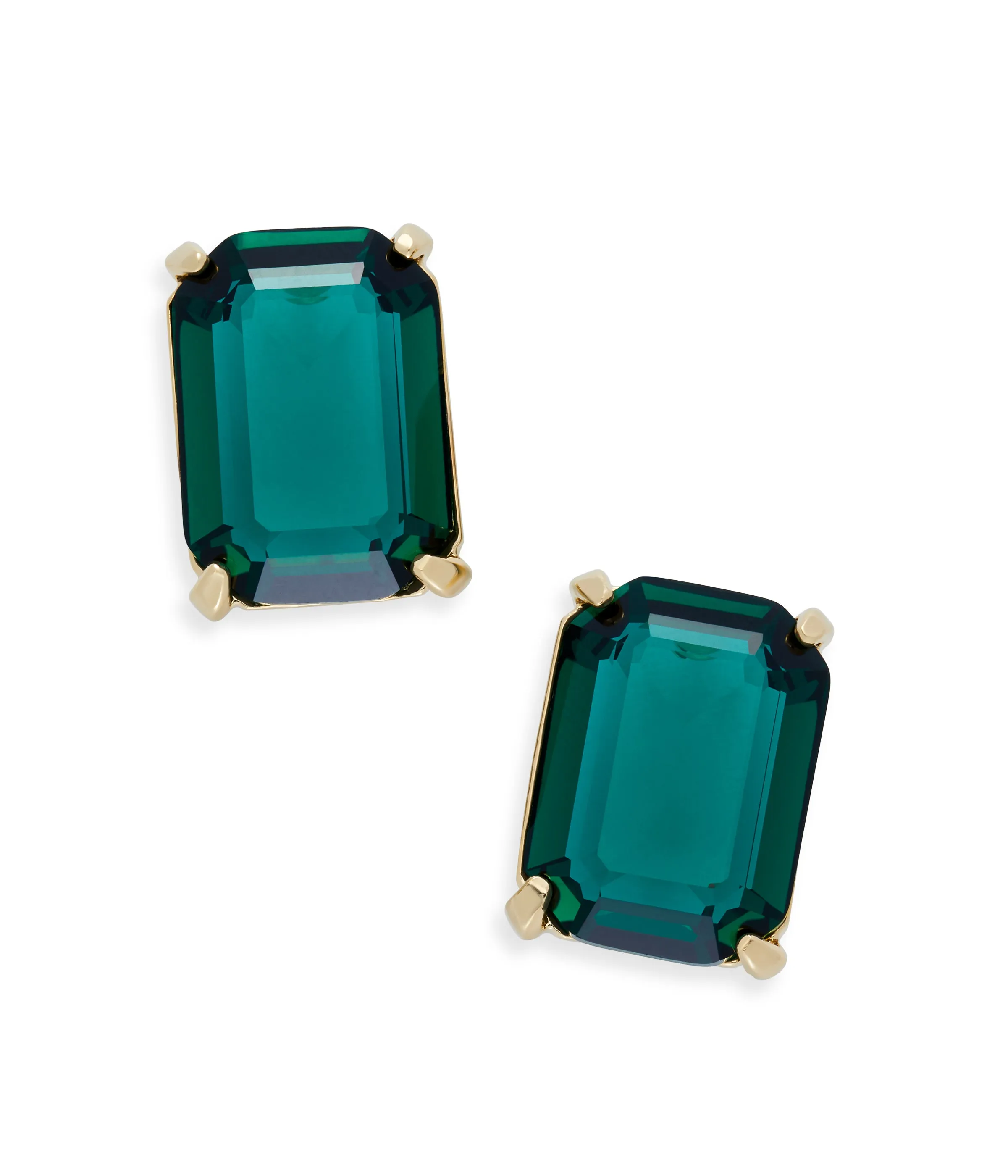 Socialite Studs in Emerald