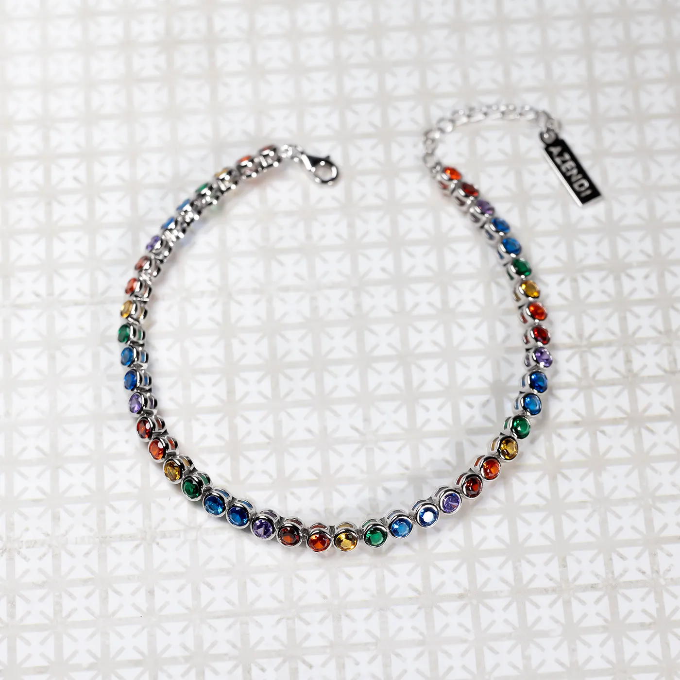 Sparkling Rainbow Stones Bracelet