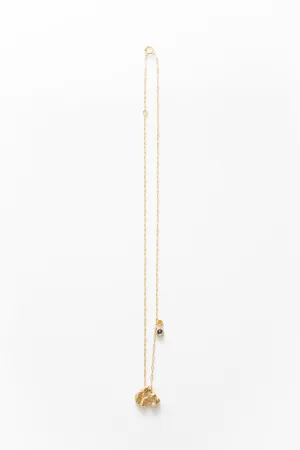 Spirit Animal Duo Gems Chain Necklace-Rachasi