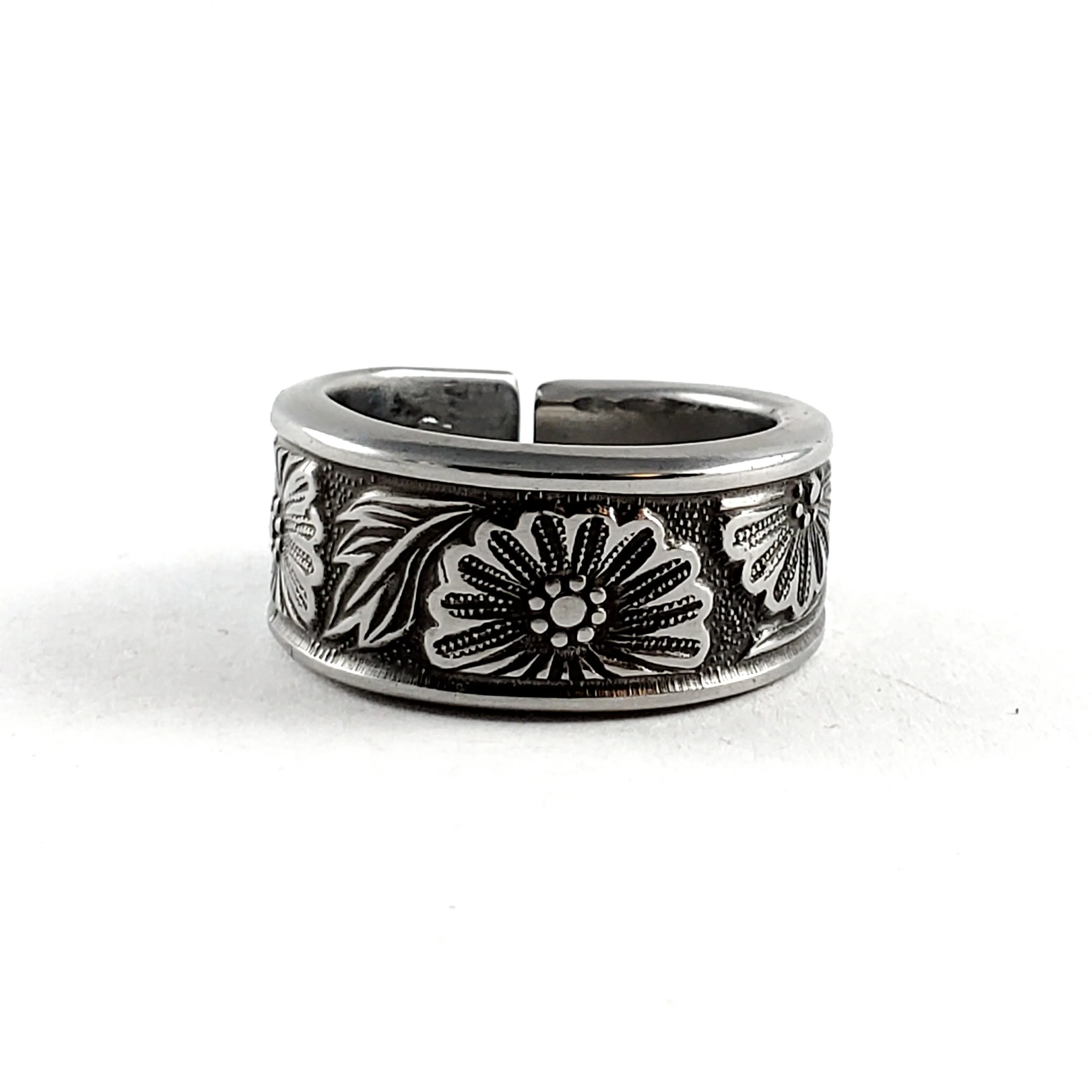 Spring Bouquet Stainless Steel Spoon Ring