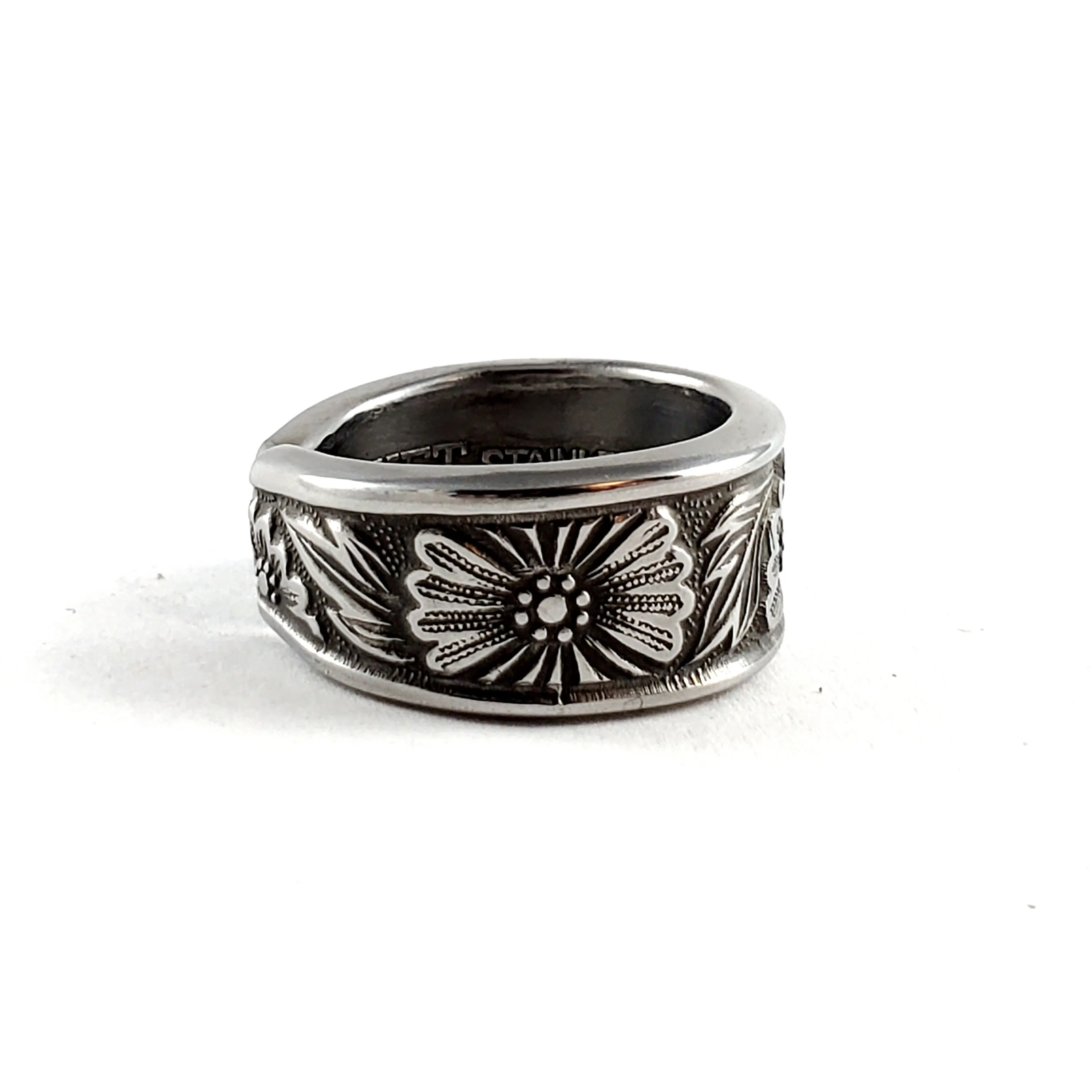 Spring Bouquet Stainless Steel Spoon Ring