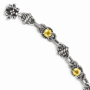 Sterling Silver Citrine Bracelet