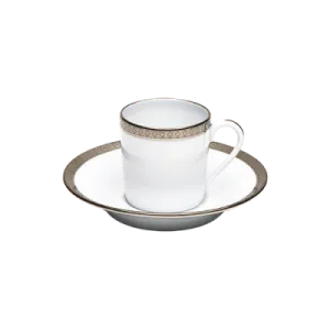 Symphonie Platinum Espresso Cup & Saucer