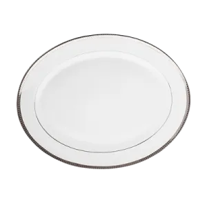 Symphonie Platinum Oval Dish