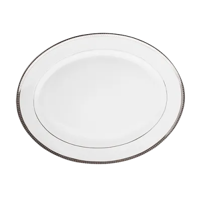 Symphonie Platinum Oval Dish