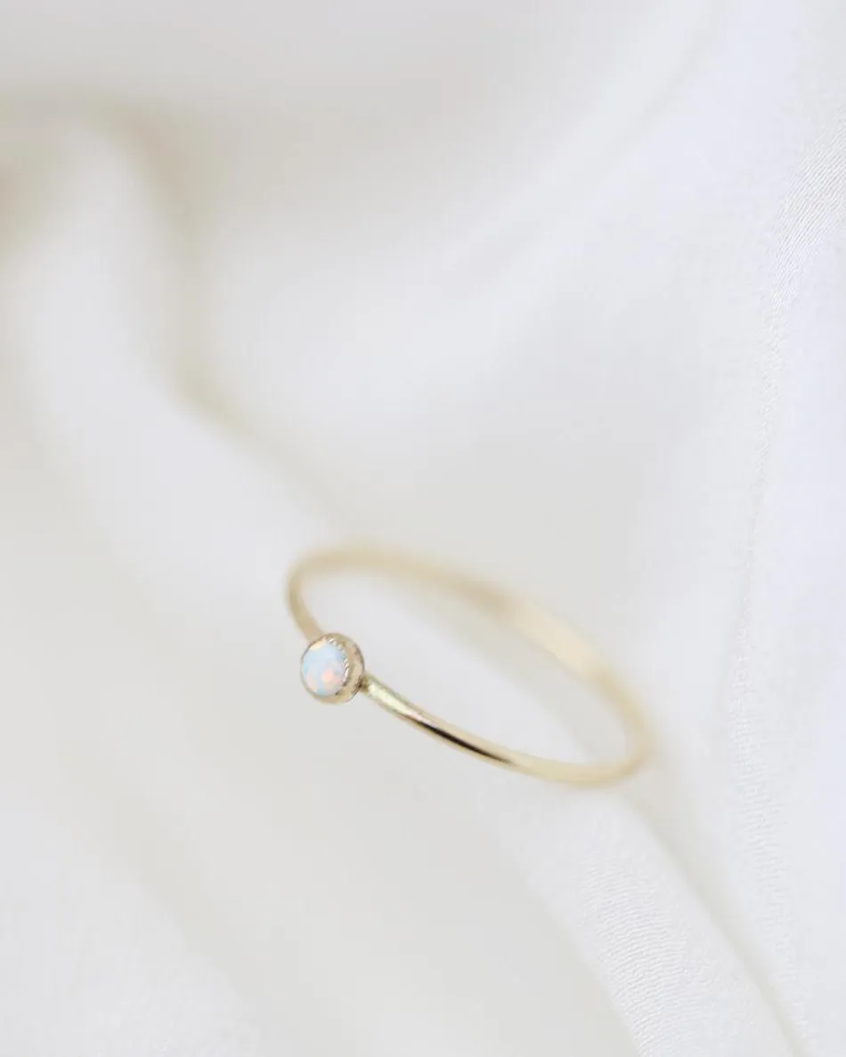 Tiny Opal Ring