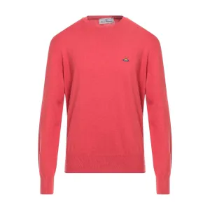 Vivienne Westwood Orb Logo Coral Pink Knitted Sweatshirt