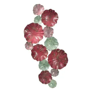 Wall Decoration Dekodonia Metal Coral Chic